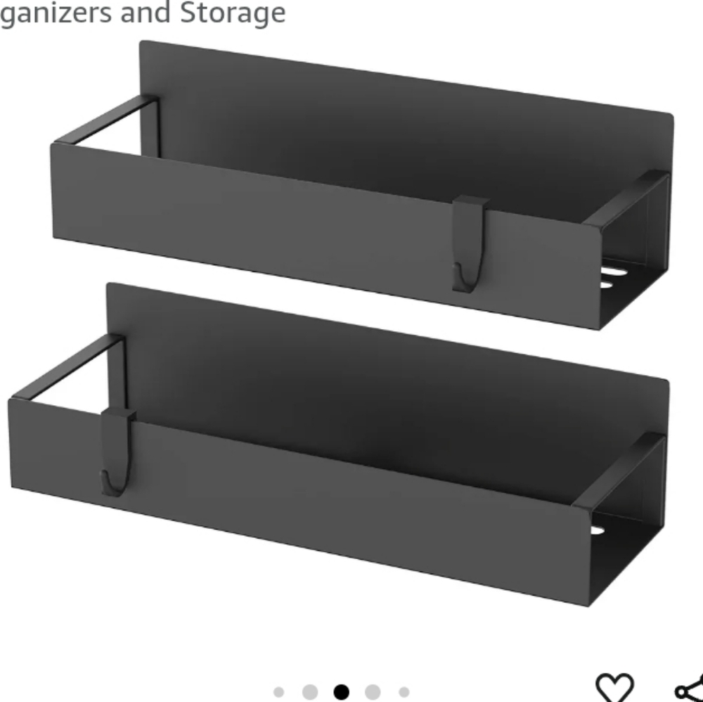 NWT 2 Pack Magnetic Spice Storage Rack Set - Picture 2 of 11